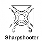 Marksmanship qualification badge - Sharpshooter