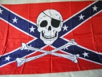 Vlajka konfederace (JIH) Rebel Pirát