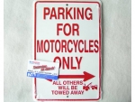 Cedule Parking only for Motorcycles AL-PRK-26