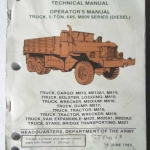 Manual 5 tun 6x6 M809 seris Diesel