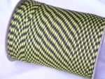 Paralanko / Paracord Black Yellow
