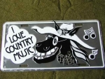 Autoznaka I Love Country Music - 42