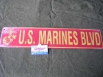 Cedule U.S. Marines Blvd AL-LNG-2