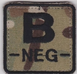 Krevní skupina B Neg Multicam