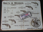 Cedule Smith & Wesson 6 revolvers SFT-GNS-25
