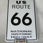 Cedule Route 66 Historic highway AL-PRK-19