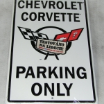 Cedule Corvette Parking Only