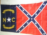 Vlajka North Carolina Rebel