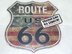 Cedule Route 66 Vlajka AL-ERB-669
