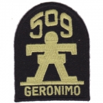  509. Parachute Infantry Regiment nášivka
