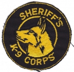 K9 Corps Sheriff´s nášivka
