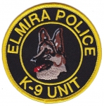 K9 Unit Elmira Police nášivka