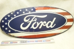 Cedule Ford s vlajkou