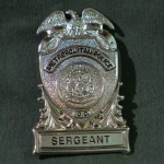 Odznak Metropolitan Police D.C. Sgt. 