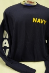 Trièko Navy modré s rukávem