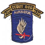   39. Scout Dog Platoon 173. Abn. Bde. nášivka