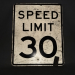 Cedule Speed limit 30