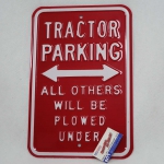 Cedule dopravní Traktor Parking