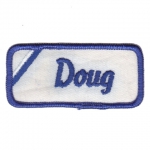 Jmenovka Vintage Doug