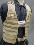 Taktická vesta FLC MOLLE II/zip 3 pouštní