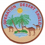 Operation Desert Shield nášivka Camel