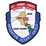 Operation Desert Shield nášivka US Armed Forces