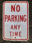Cedule No Parking Any Time