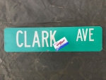 Cedule Ulice Clark  Ave
